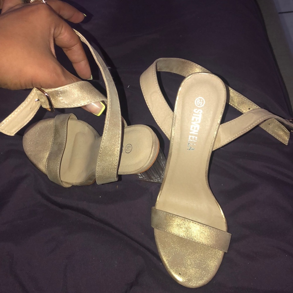 Gold heels